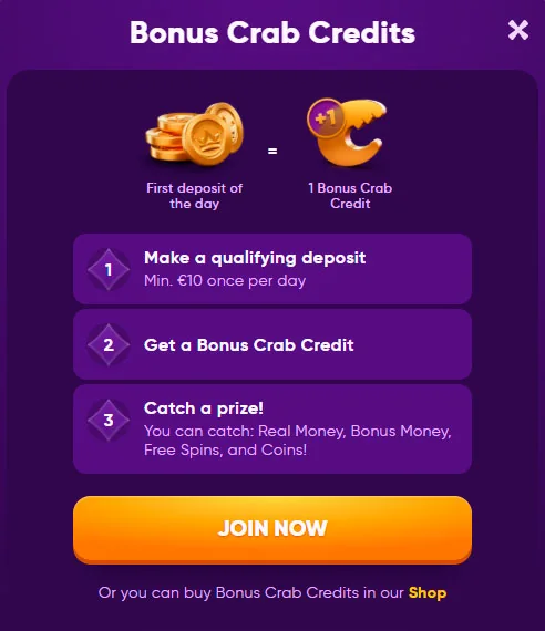 bonus crab kingmaker casino
