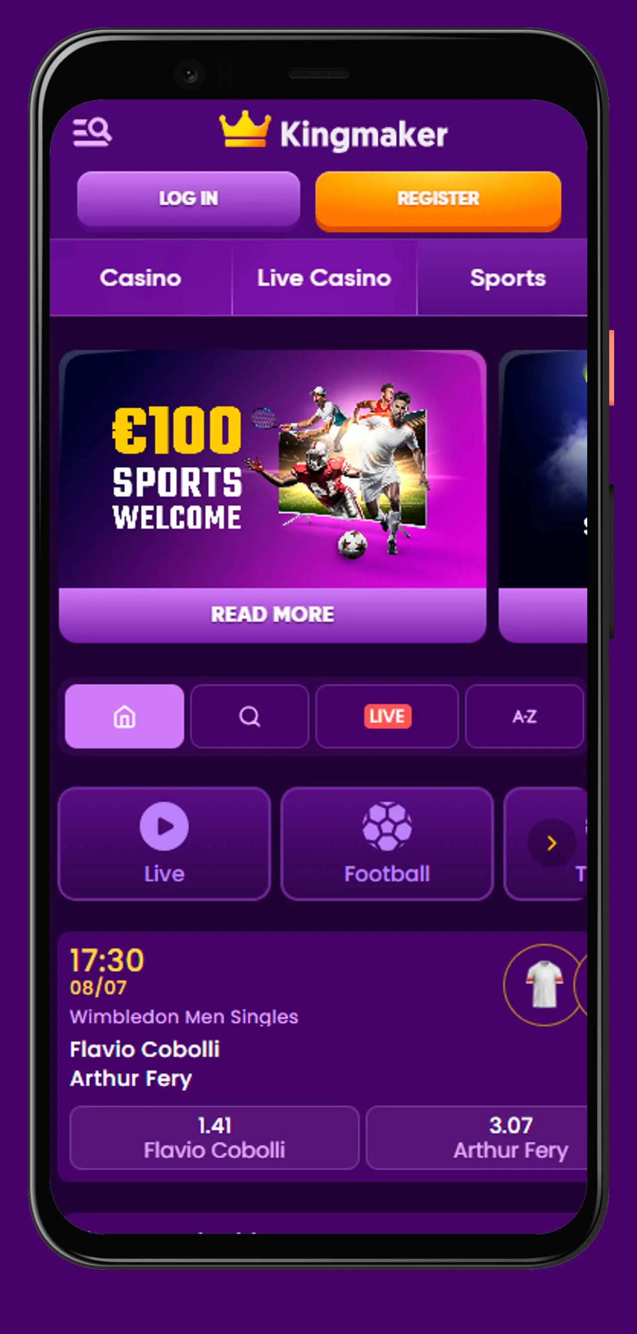 apuestas deportivas móviles casino kingmaker